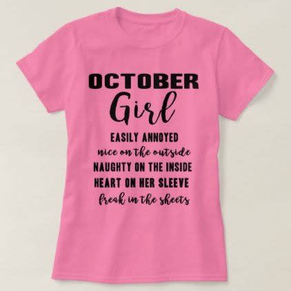 Ladies Birthday T - Shirt