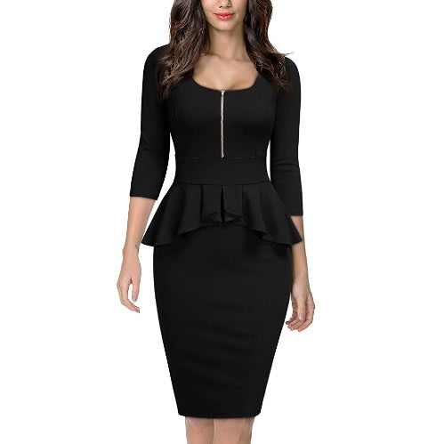 Office Party From Zipper Bodycom Dress