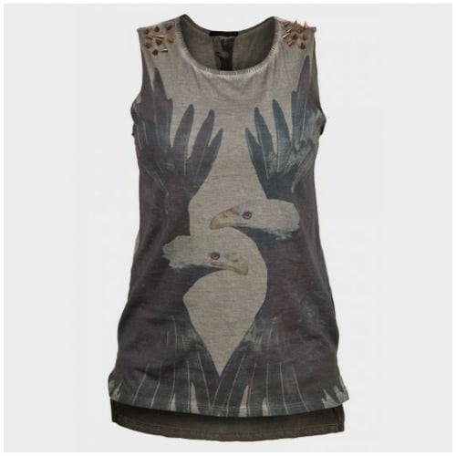 Ladies Sleeveless Top - Grey