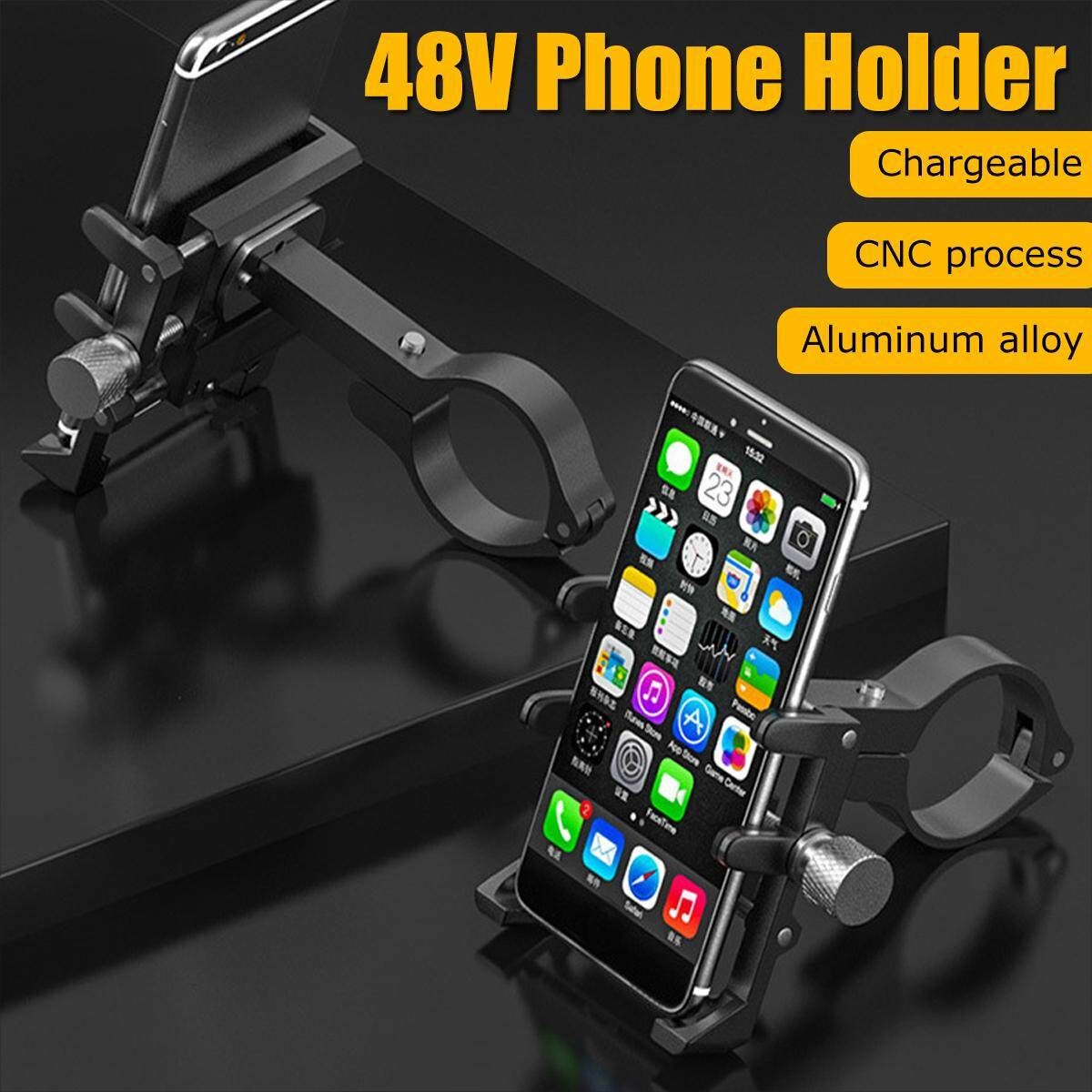 GUB G-91 Phone Holder Electric Rechargeable Mount Stand Motorcycle Bicycle Bike