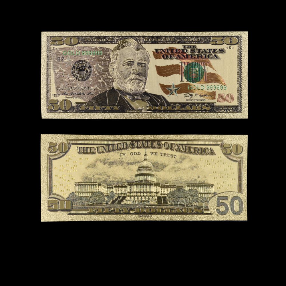 Colored United States Banknote USD One Million Dollars