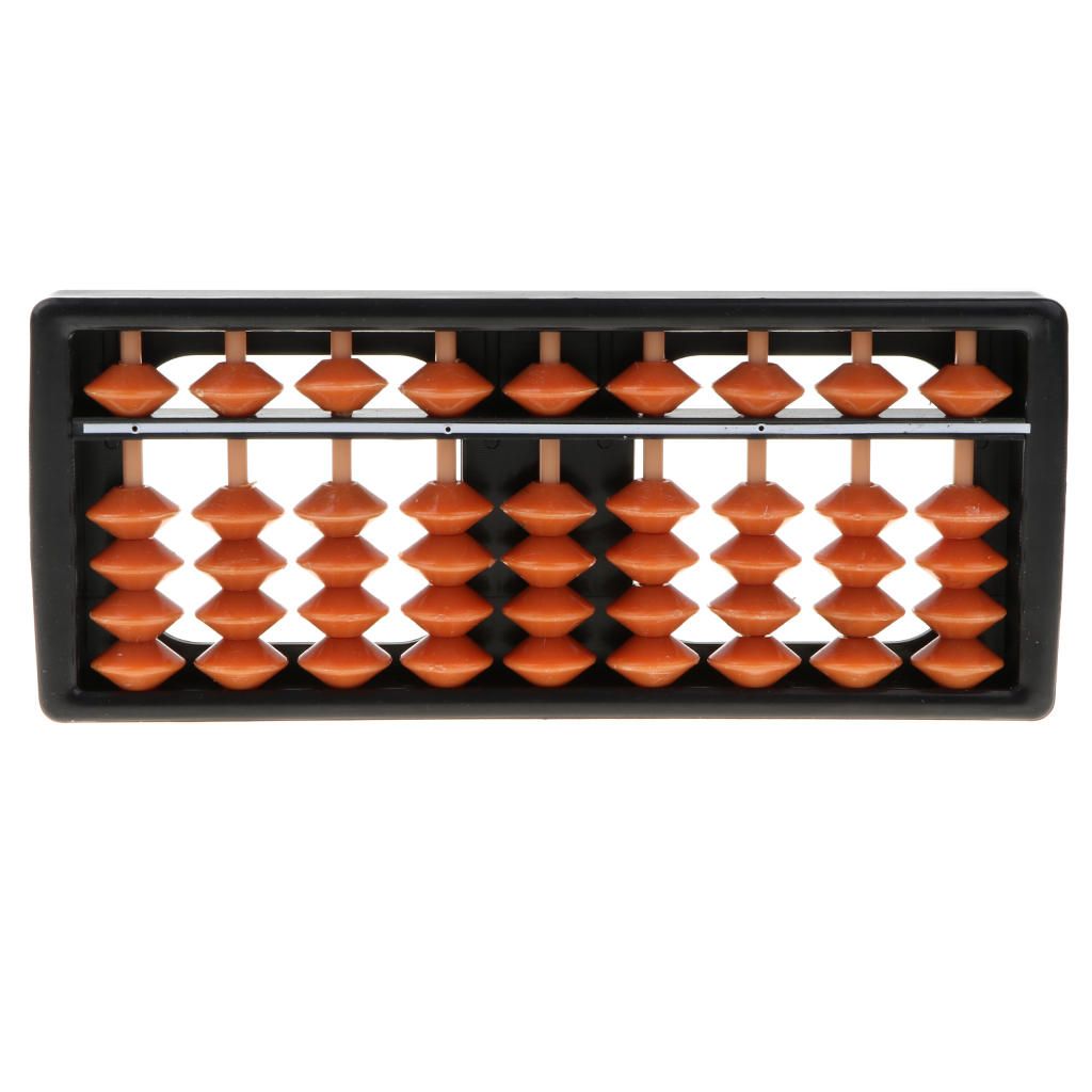 9-Digit 5 Beads Japanese Soroban Abacus Calculator Kids Math Learning