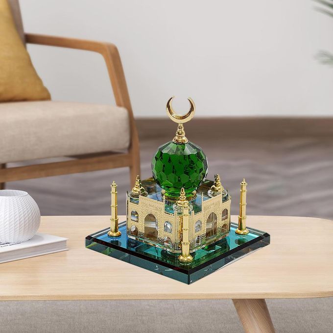 Crystal Taj Model Indian Taj Famous Building Showpiece Statue Desktop