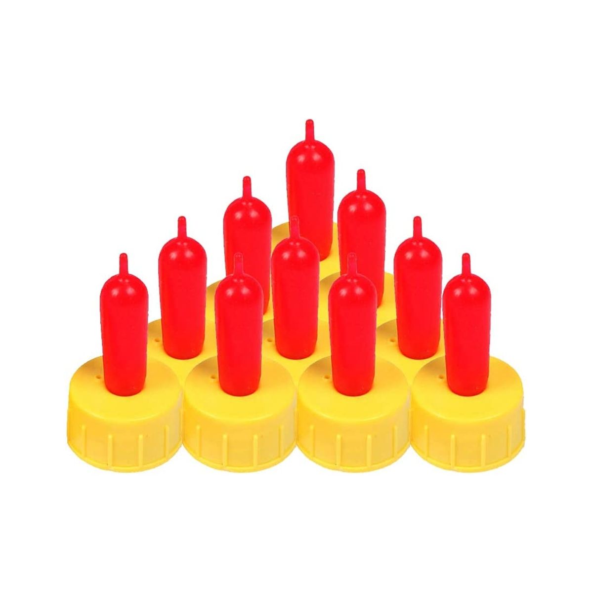 60Pcs Milk Drink Nipples Soft Rubber for Small Animal Feed