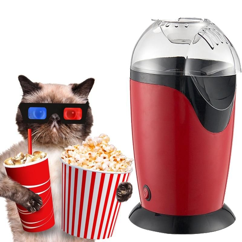 Portable Electric Popcorn Maker Kitchen Mini DIY Corn Maker