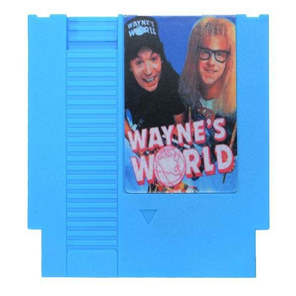 Wayne's World 72 Pin 8 Bit Game Card Cartridge
