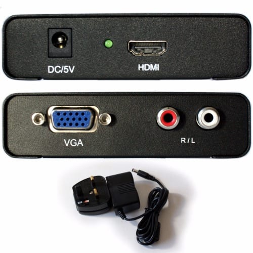 VGA + Audio to HDMI Converter