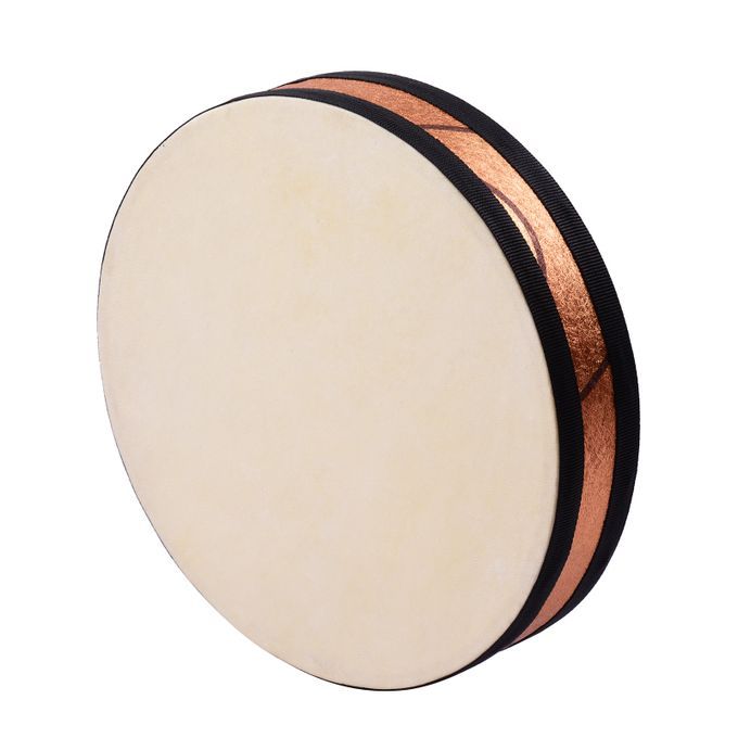 10 Inch Ocean Drum Wooden Handheld Sea Wave Drum Percussion