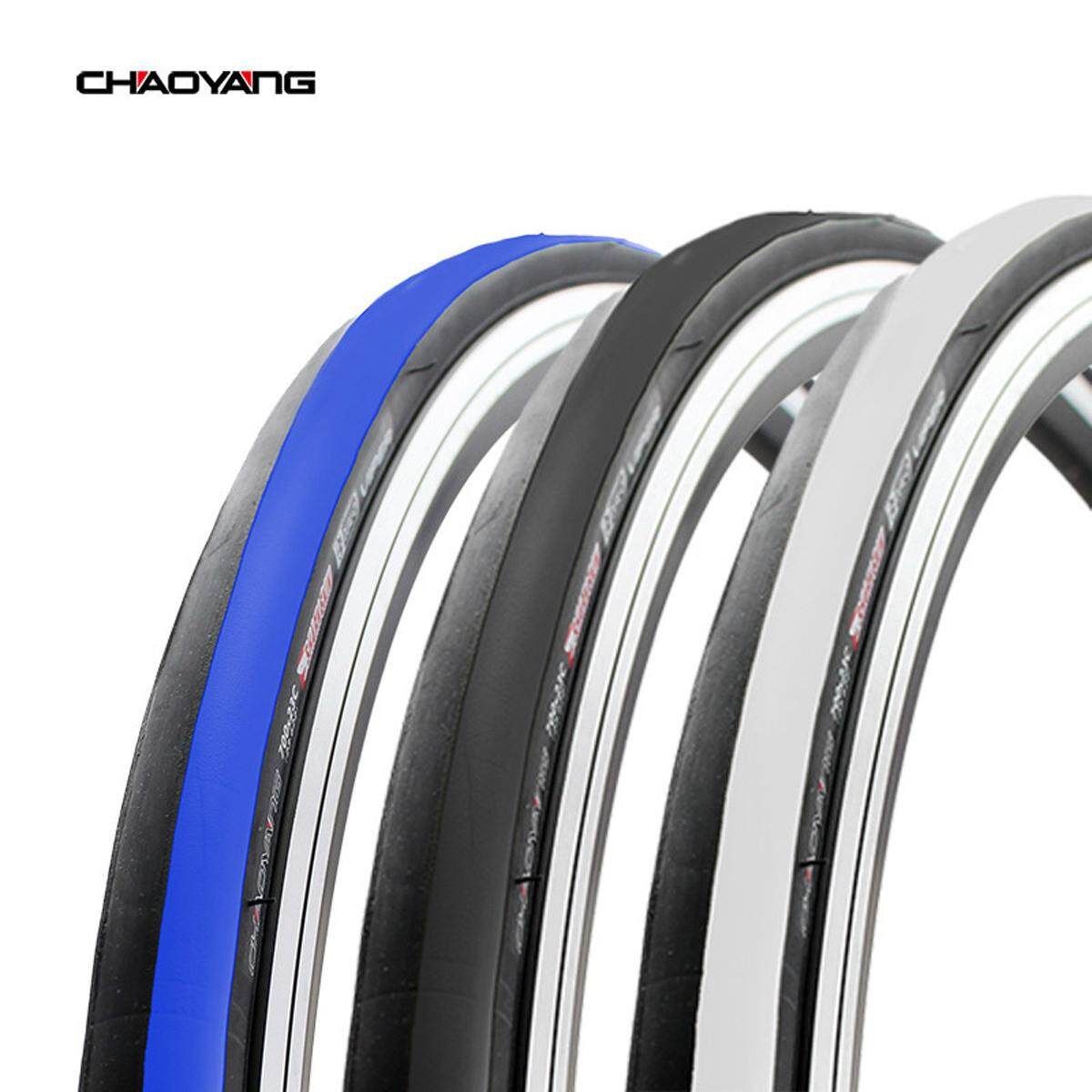 White CHAOYANG Viper 700*23C Ultralight Foldable Road Bike Bicycle Cycling Tyre Tire White