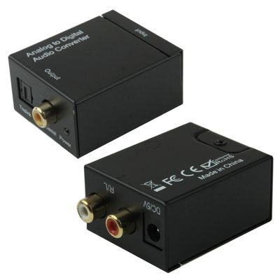 Analog To Digital Optical Coaxial Toslink Audio Converter
