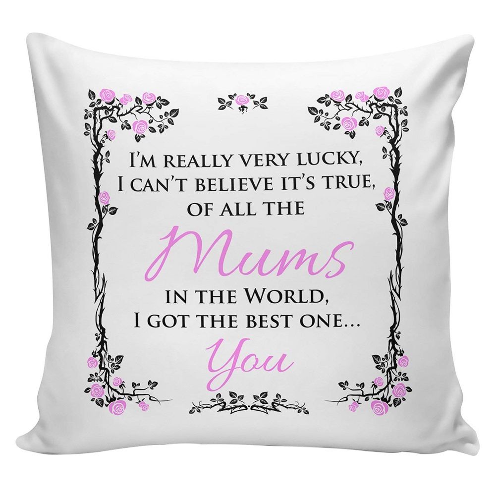 Mother's Day Best Mom Throw Pillow Case Cushion Cover Sofa Bed Car Decor Gift