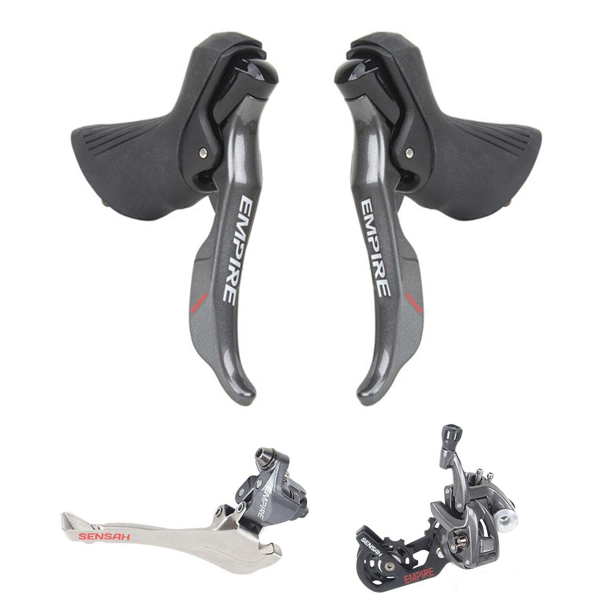 Road Bike Shifters 2x11 Speed Road Bike Speed Lever Brake Bicycle Front and Rear Derailleurs