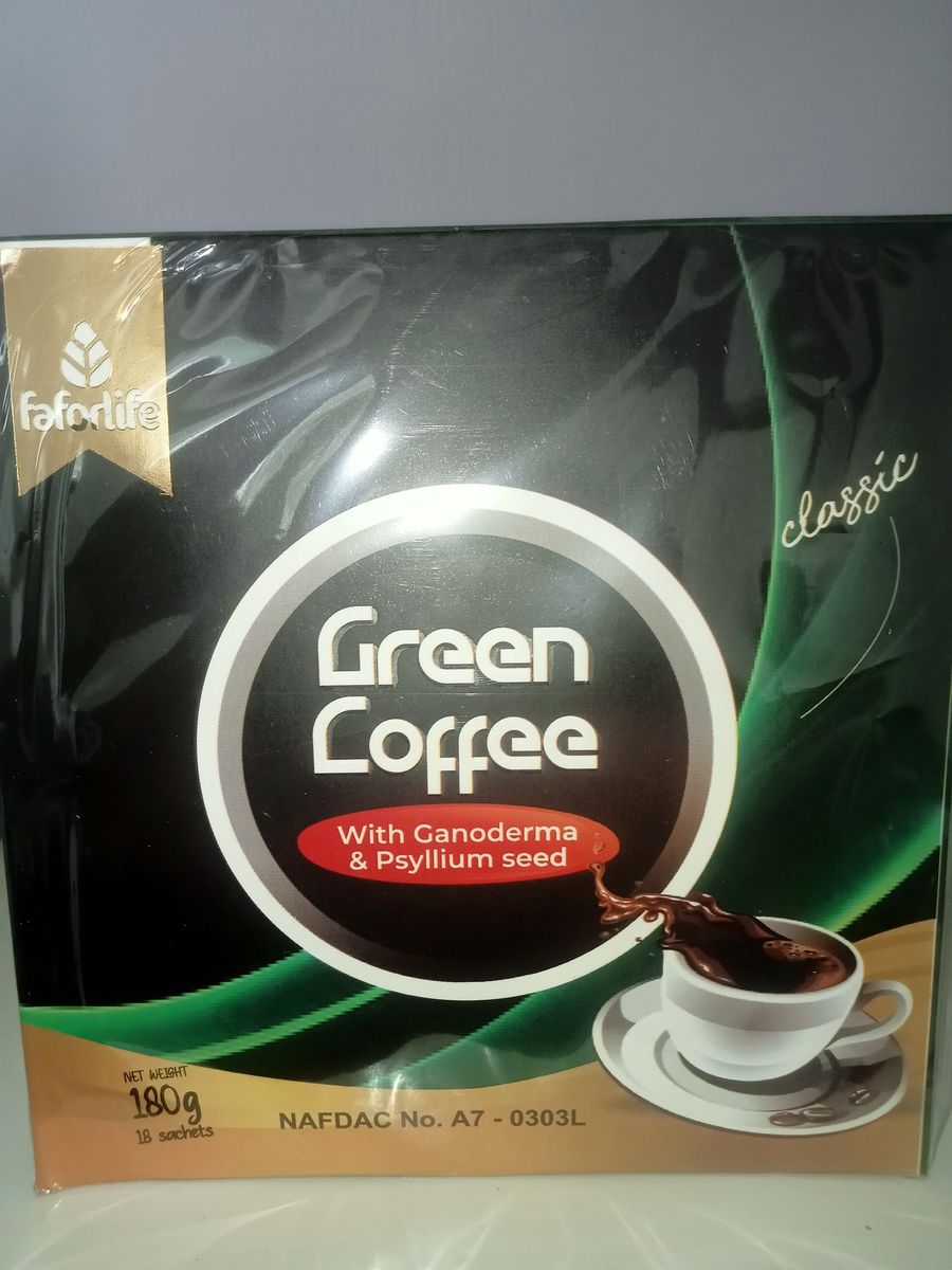 Farfolife Green Coffee With Ganoderma & Psylium Seed
