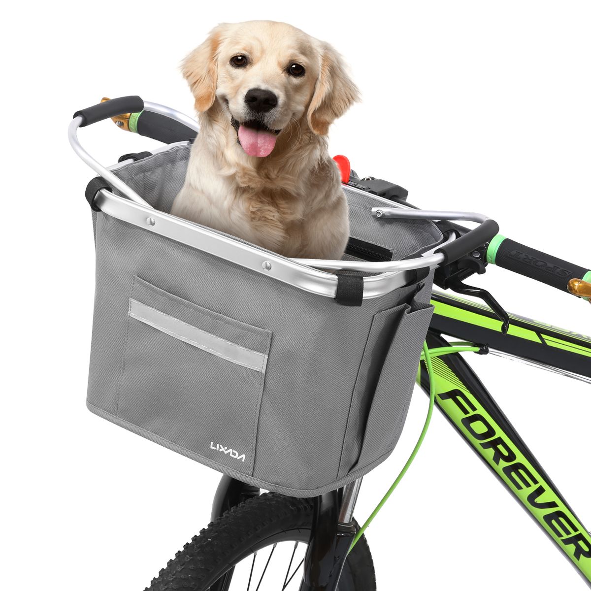 Lixada Collapsible Bike Basket Bicycle Handlebar Front