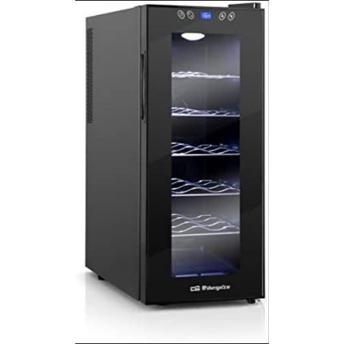 17L Top Mini Fridge With Panoramic Glass Door - 70W