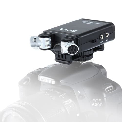 Stereo Video Microphone For DSLR Camera - BY-SM80