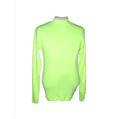 Mauton Plain Long Sleeve Turtle Neck For Women - Green