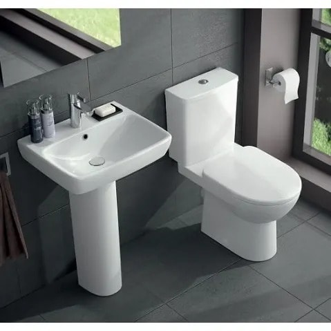 Closet Couple Set Toilet Seat With Tap