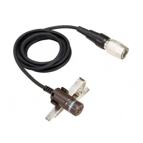 At829ch Cardioid Condenser Lavalier Microphone For A-t Wireless System