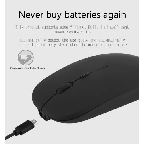 Rechargeable Mouse- Silent Click