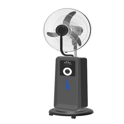 Rechargeable Mist Fan + Remote + Solar Charge Port & Wheels - 18
