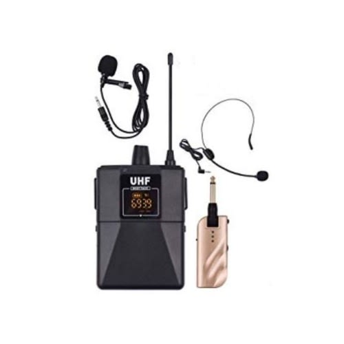 Lavailer Lapel Wireless Microphone And Head Mic With - 100m Range