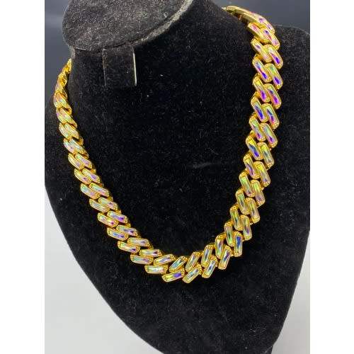 Men's Choker Necklace - Gold