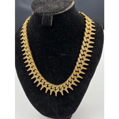 Iced Men's Necklace - Gold