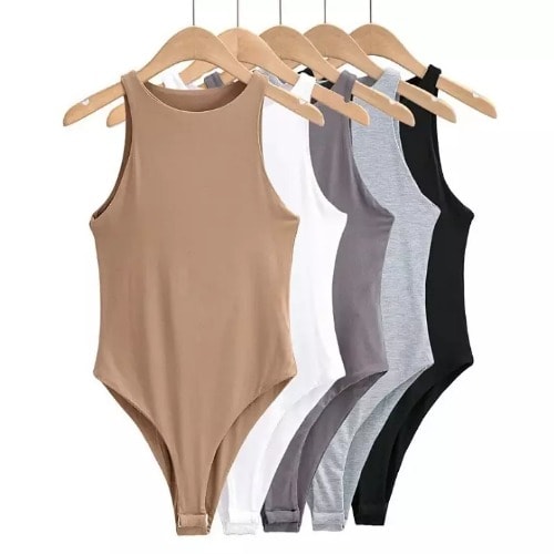 Sleeveless Bodysuit- 5 Pieces