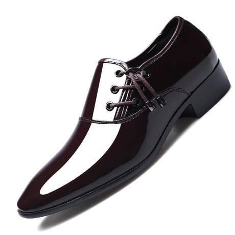 Fancy & Executive Side Lace Men's Shoe - Brown