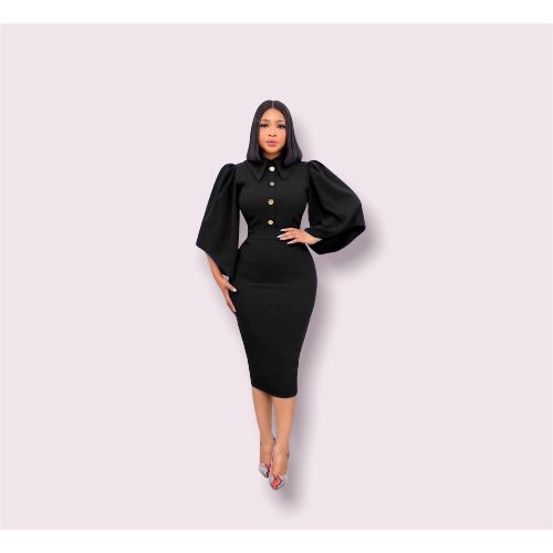Turkey Ladies Gown - Black