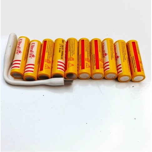 10Pieces- Flat Rechargeable Li-ion Battery + USB Light