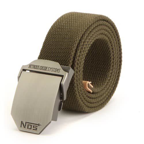 Automatic Buckle Canvas Belt - Green