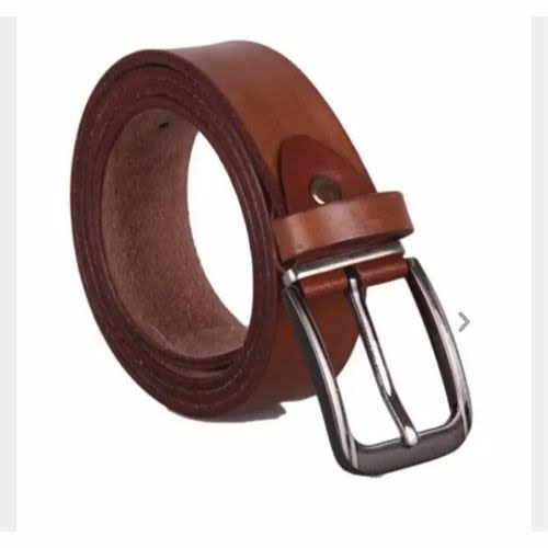 Pure Italian Leather Belt - Brown
