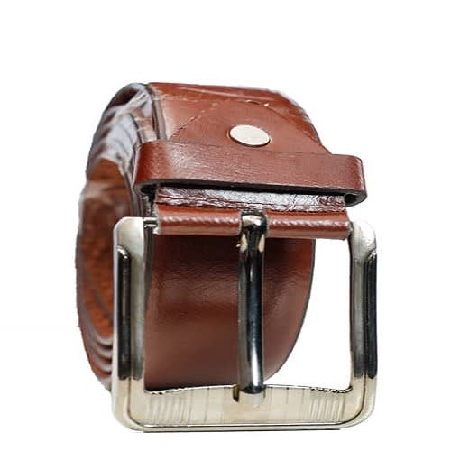 Men's  Leather Belt- Brown