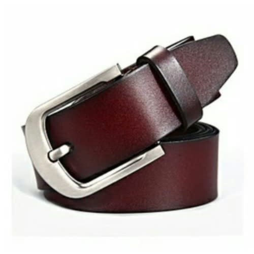 Male Leather Belt - Dark Brown