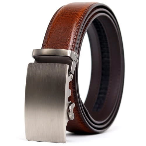 Cetiri Automatic Cowhide Leather Belts - Brown