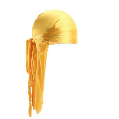 Silk Plain Duag - Yellow