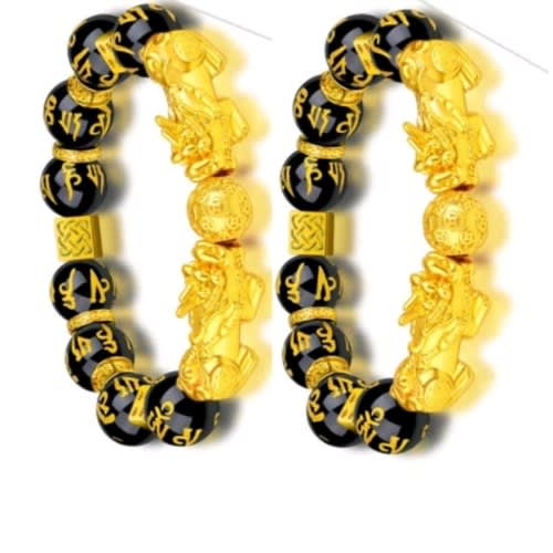 Men's Bead Bracelet -2 Pieces