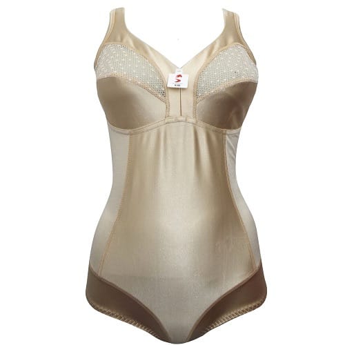Wireless Satin Sheen Shaping Body Corselette