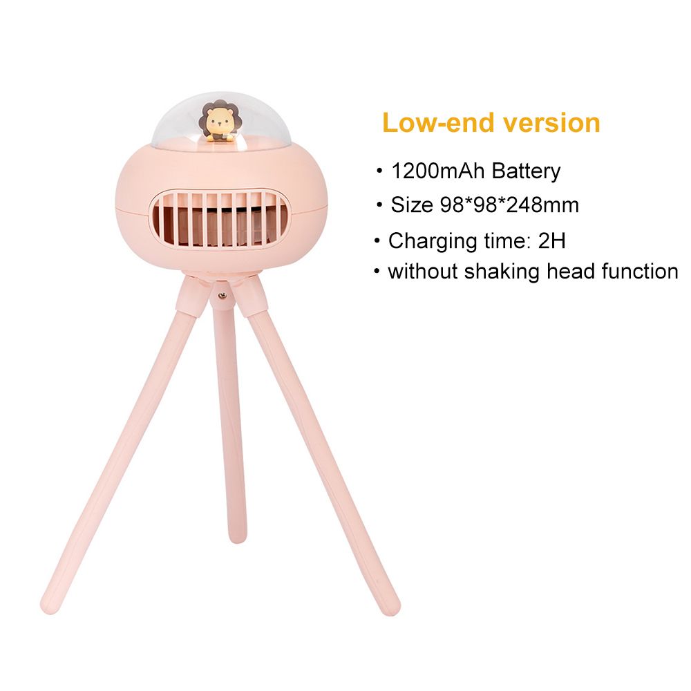 Mini Flexible Air Conditioner 3600mAh Chargeable Stroller