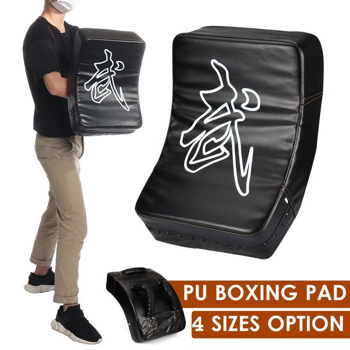 Arc-shaped MMA Kick Boxing Pad Target Taekwondo Muay Thai Focus Training Shield Home Gym Fitness Trainer 65x40x12cm