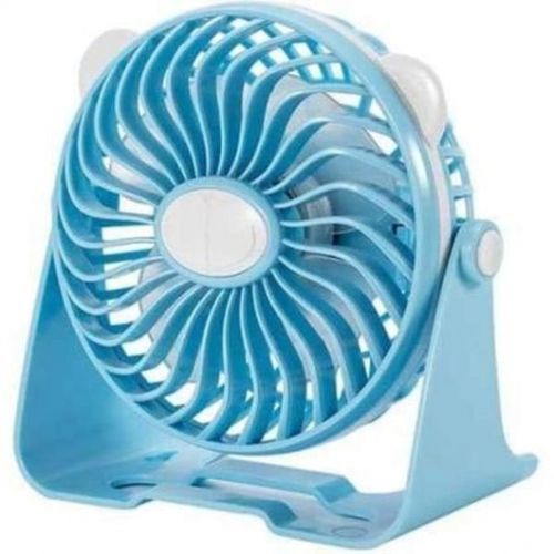 DP. Original Led-Light Rechargeable Table Fan With Battery,