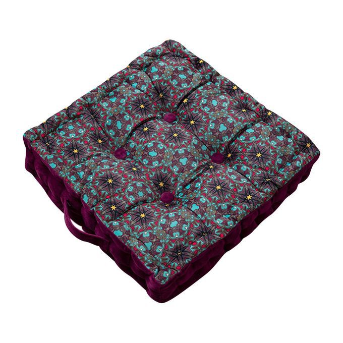Soft Seat Cushion Square Meditation Pillow Floor Cushion For Night Sky