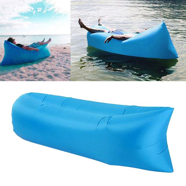 Inflatable Air Bed Sofa Lounger Couch Chair Bag Hangout