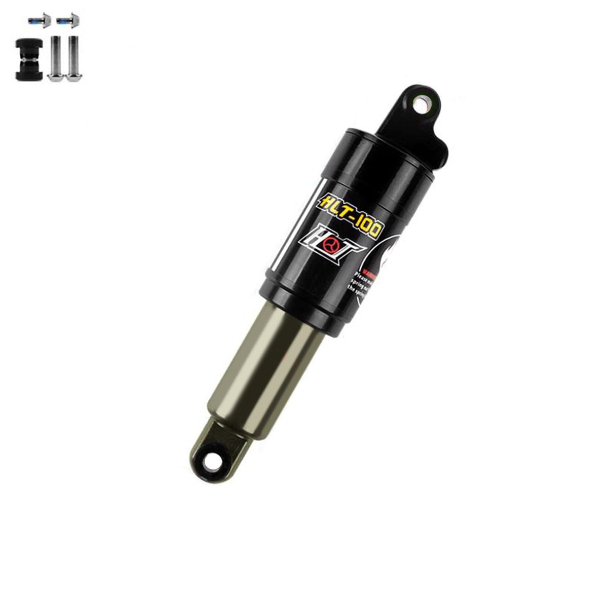 Bicycle Oil Spring Shock Bike Rear Shock Absorber 125/150/165/185mm 750/850/1000 lbs for Electric Bike Snow Bike