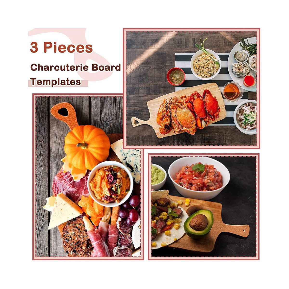 Router Templates for Woodworking Charcuterie Board Handle Template