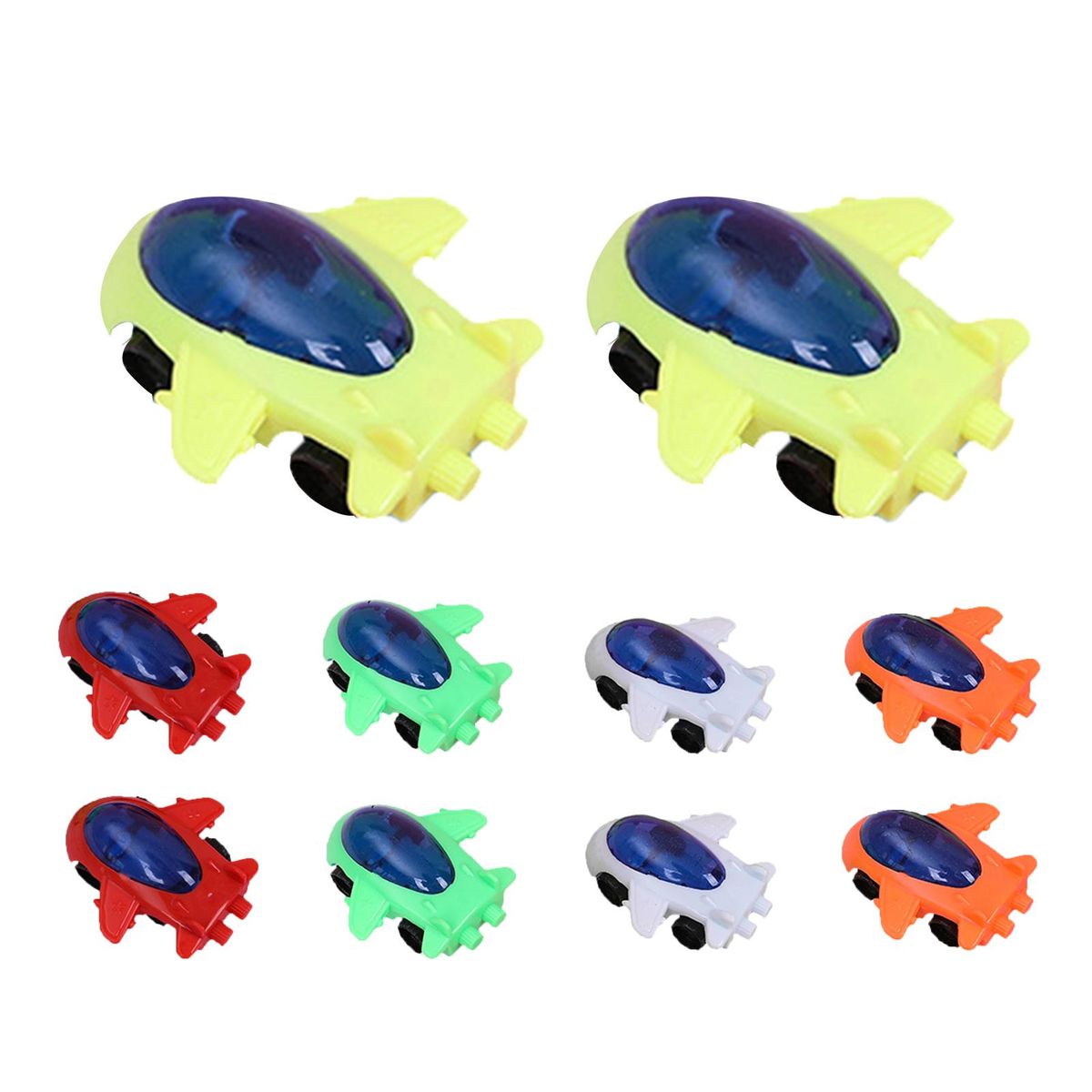 10Pcs Children Toy Planes Boys Girls Sliding Toy