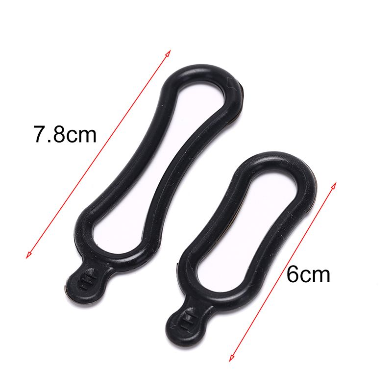 Useful 4pcs Black Rubber Band Pvc Ring For T6 Led Headlight