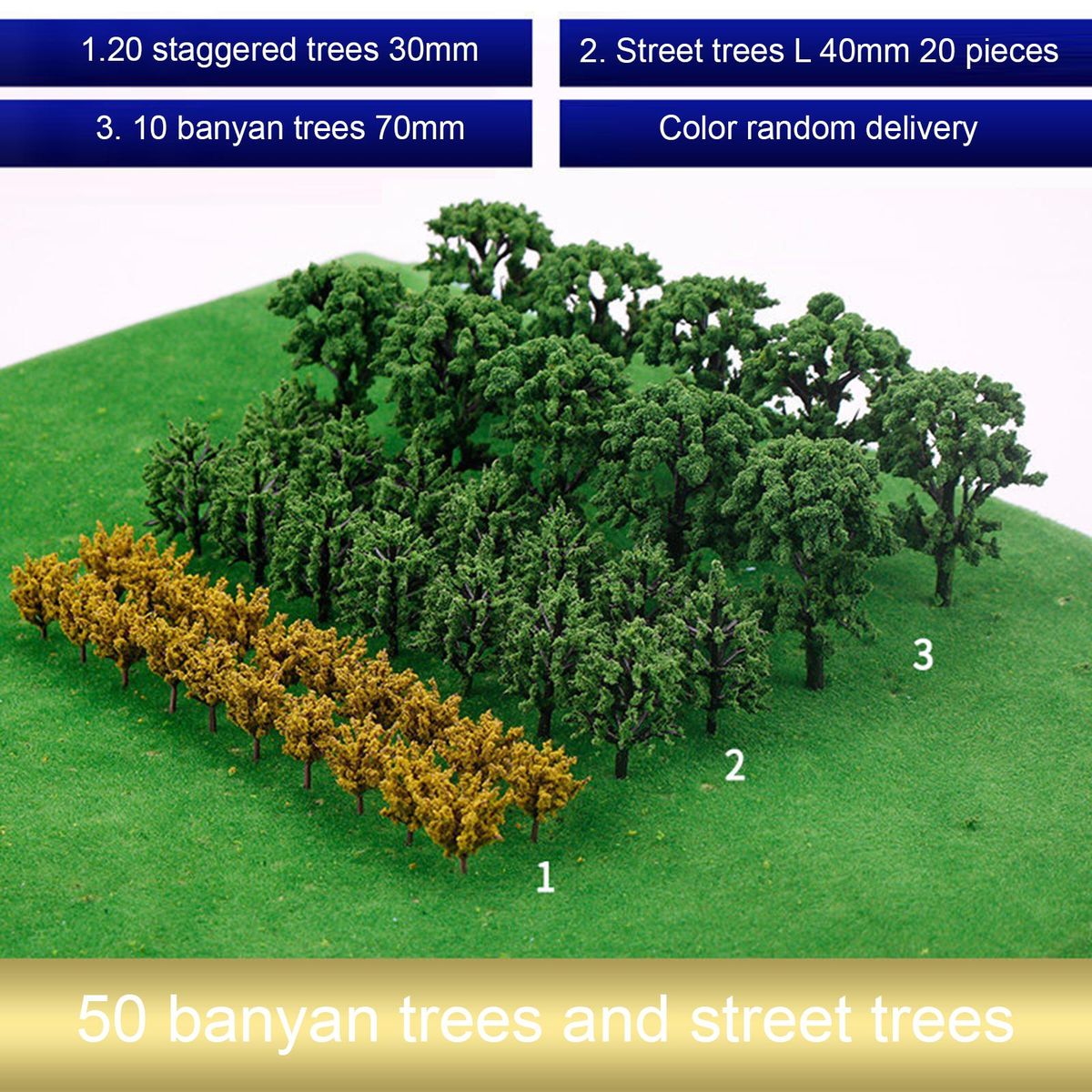Miniature Leaves     Railroad Architecture  Decor Banyan Tree